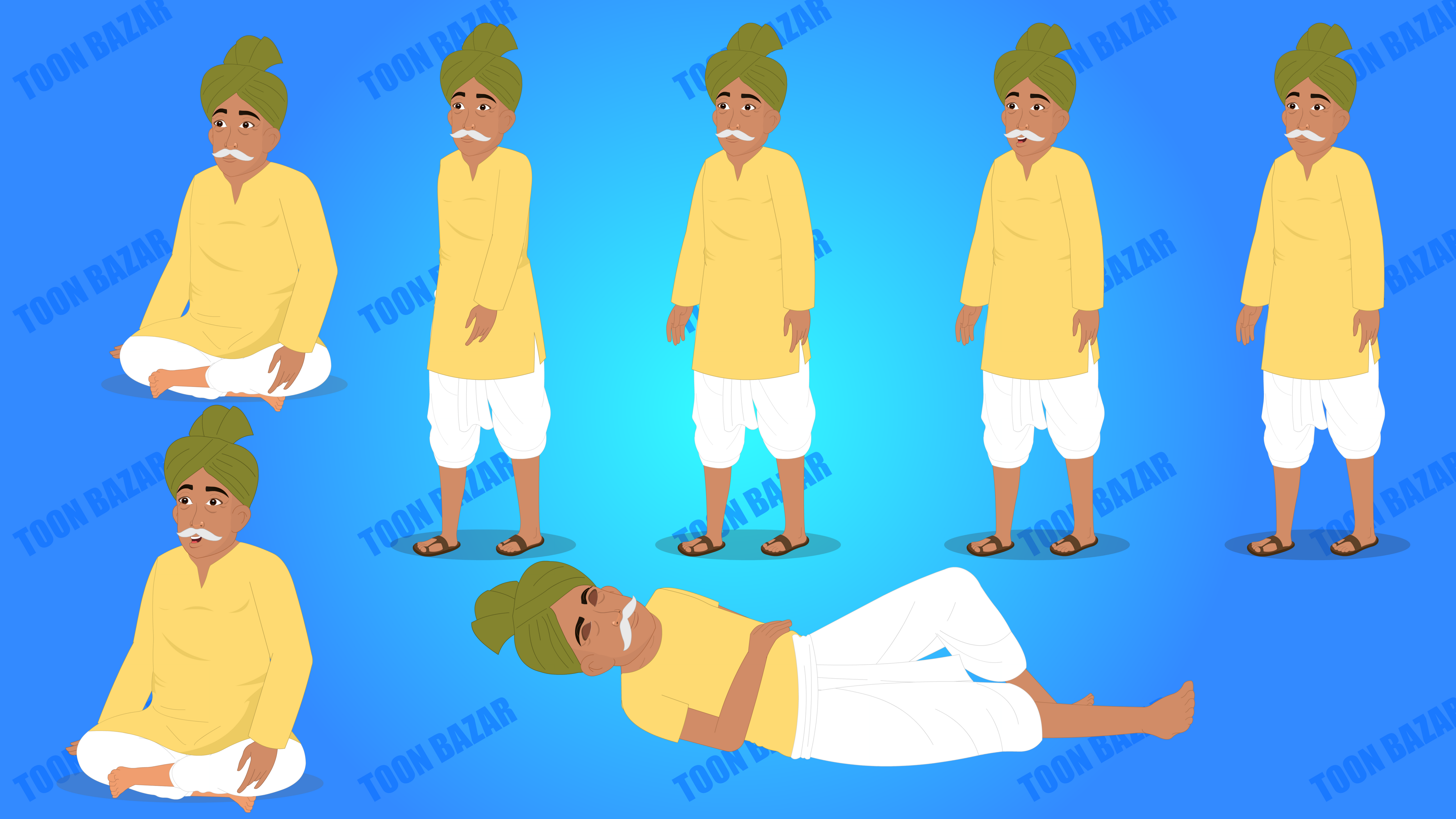 15 Non Copyrighted Characters Bundle