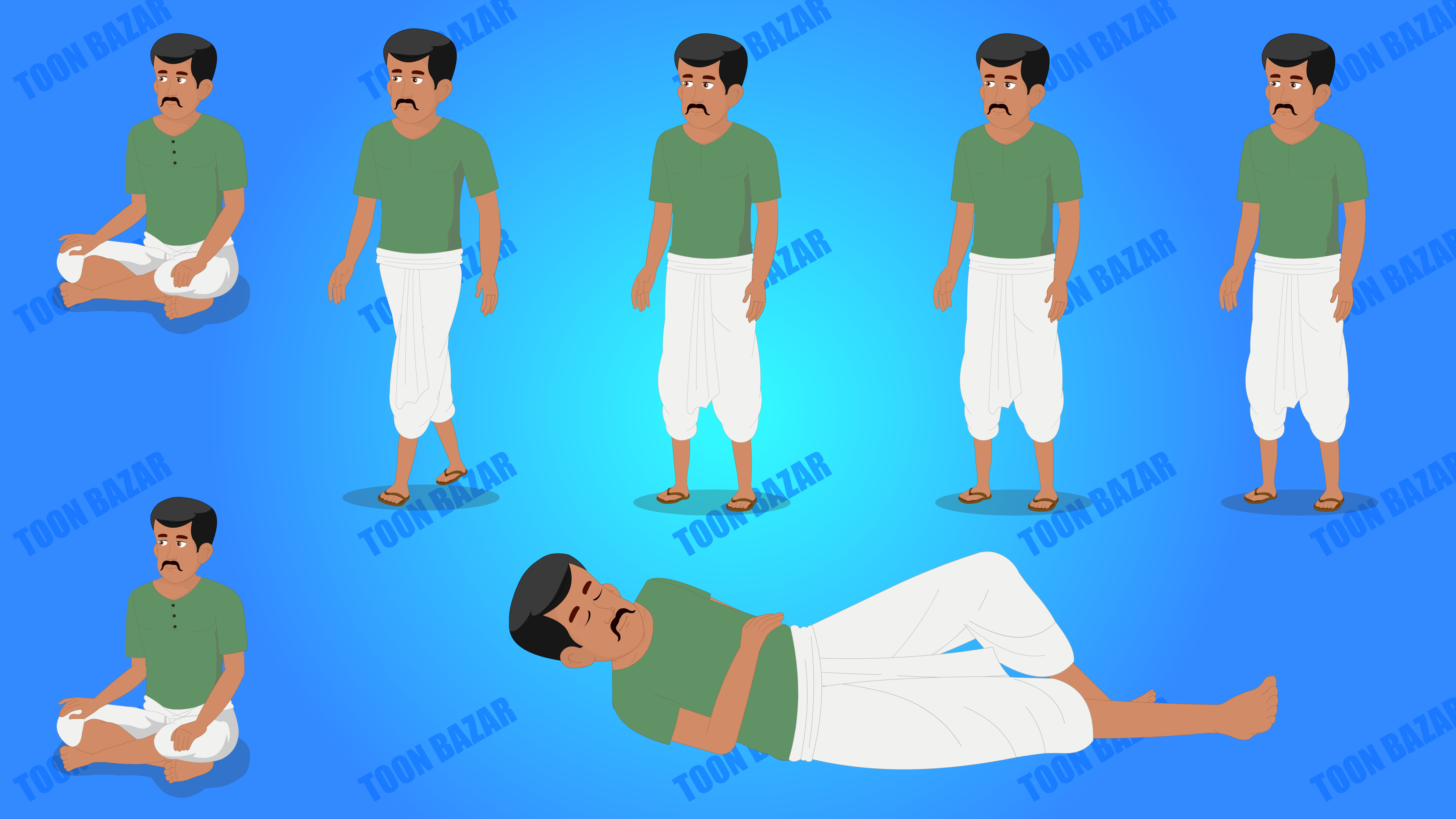 15 Non Copyrighted Characters Bundle