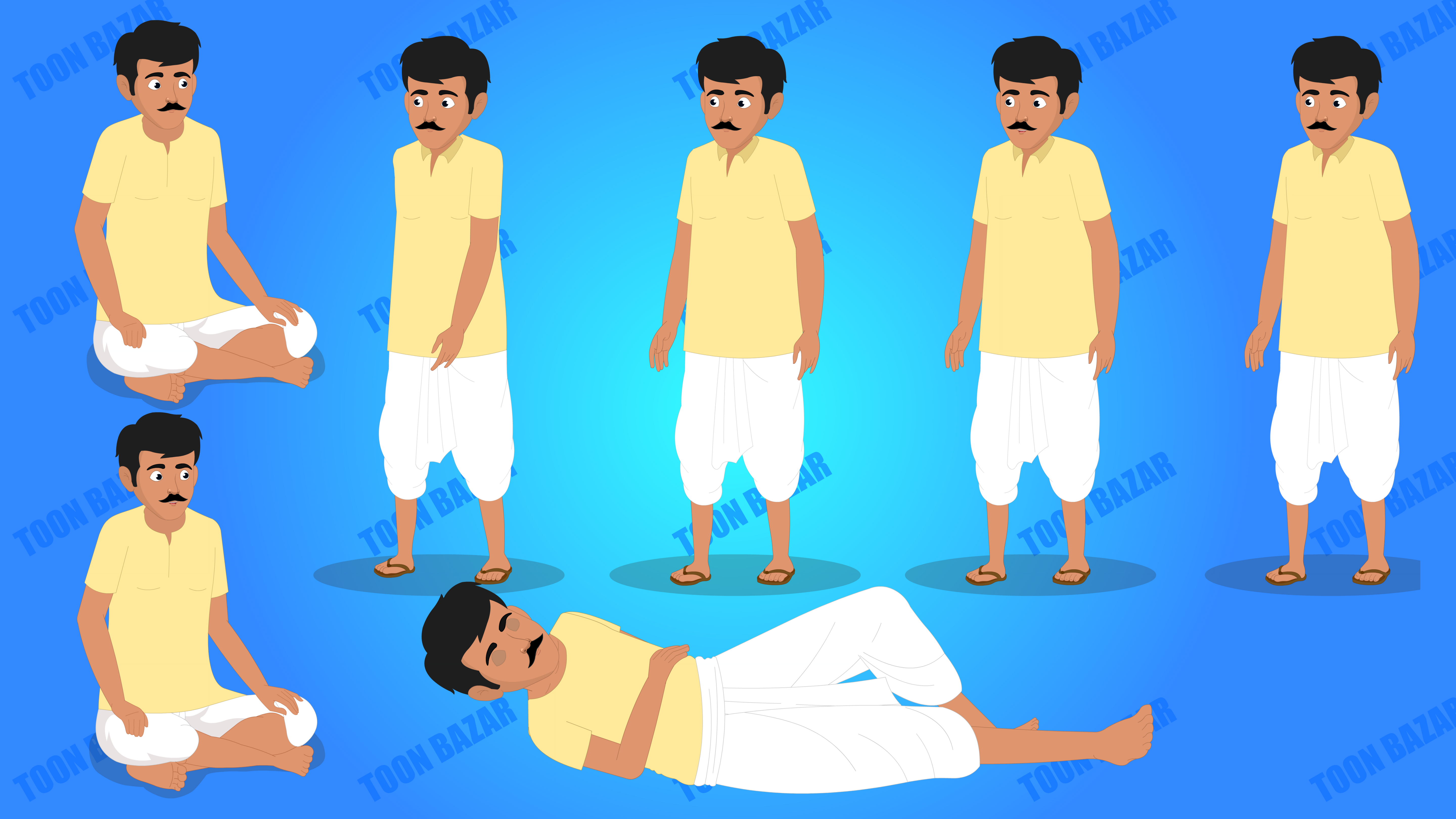 15 Non Copyrighted Characters Bundle