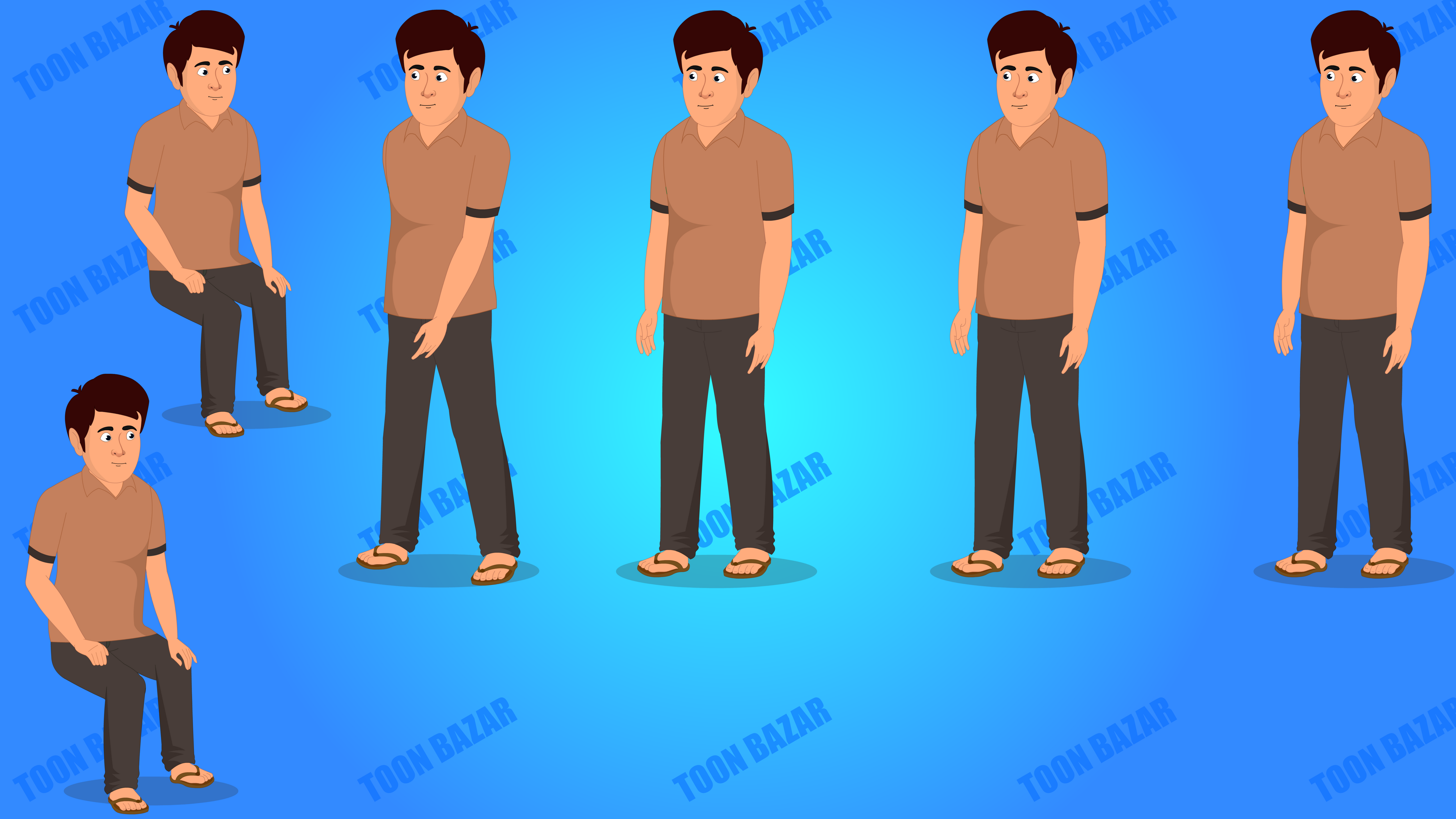 15 Non Copyrighted Characters Bundle