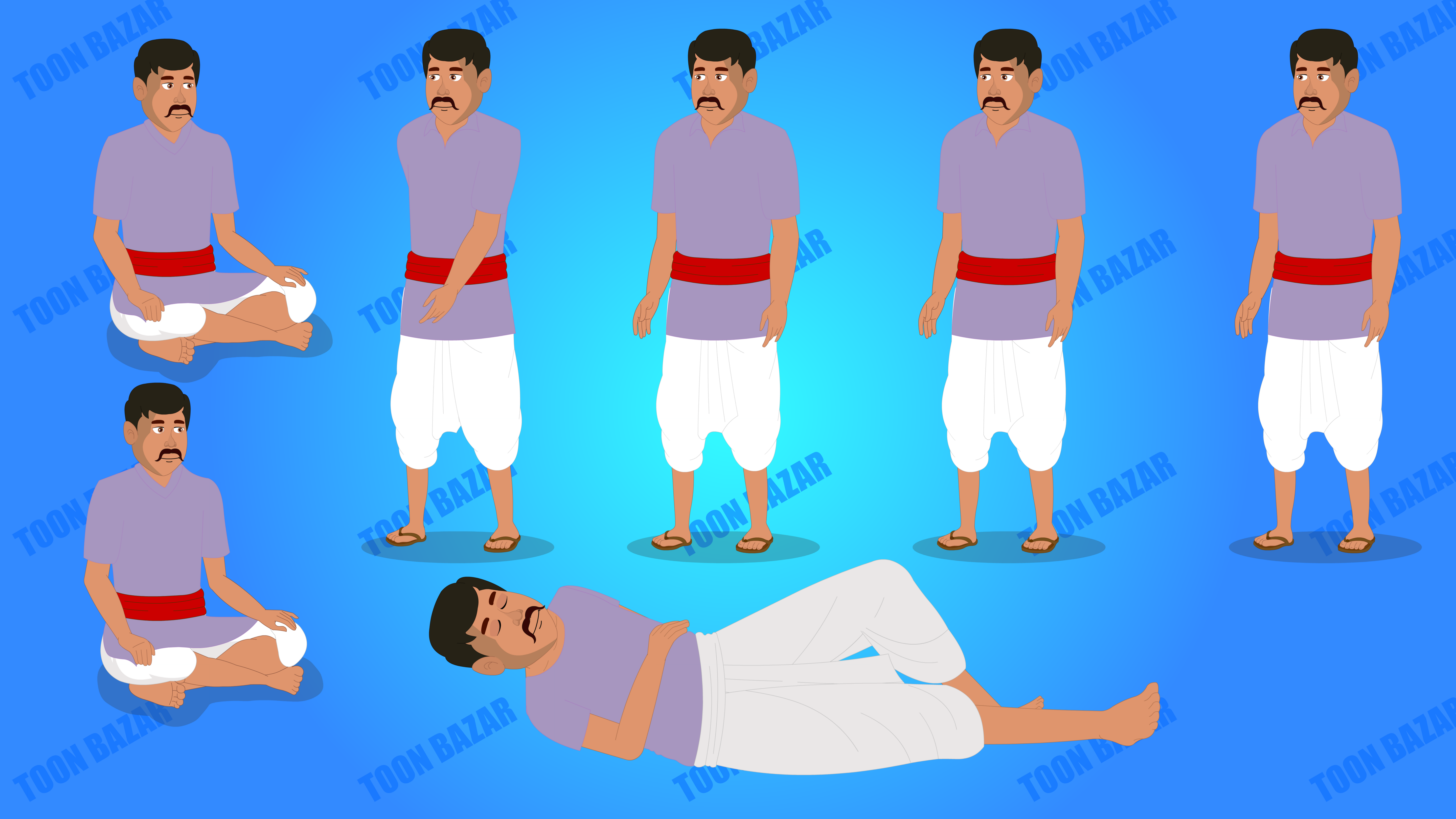 15 Non Copyrighted Characters Bundle