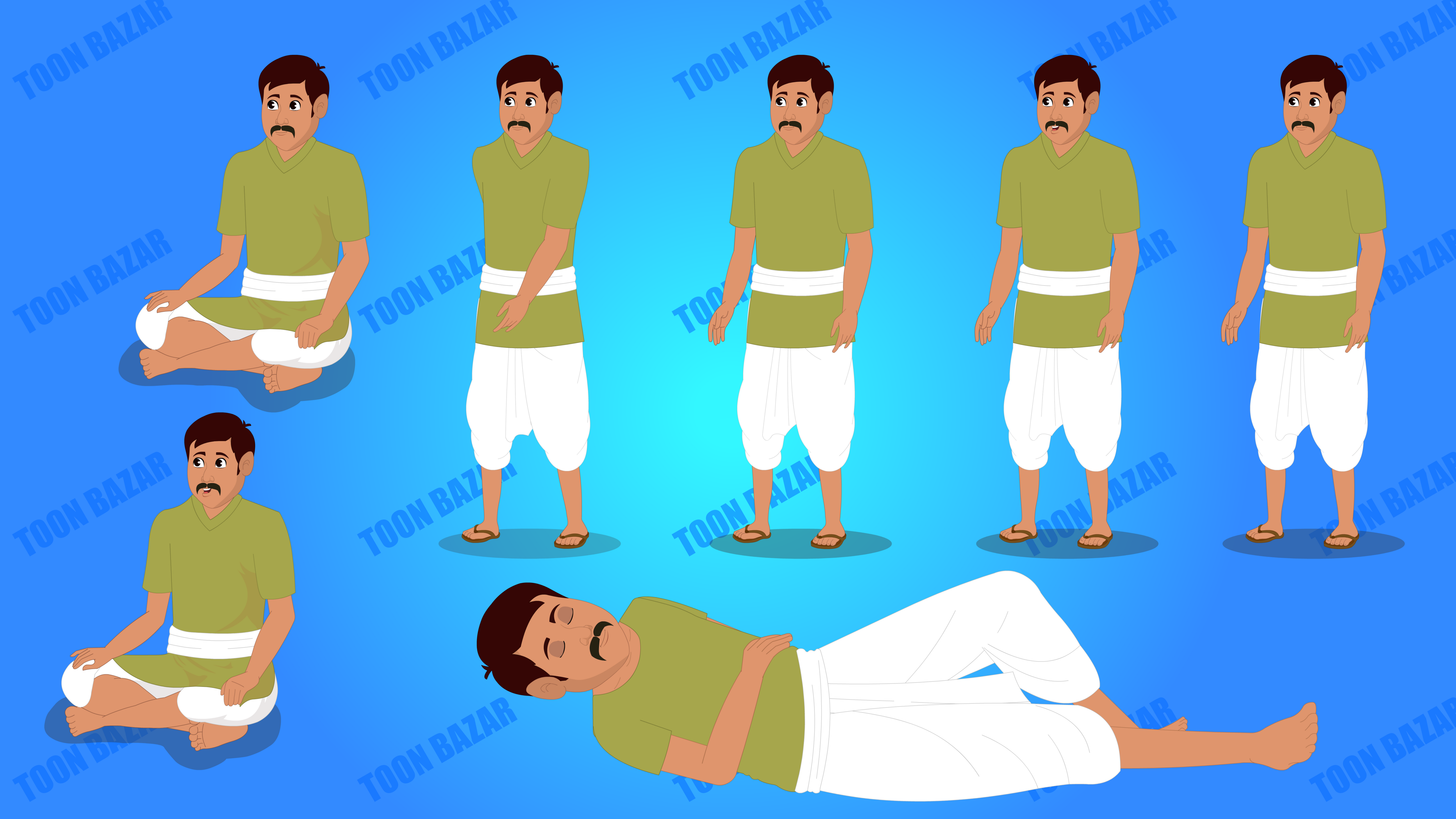 15 Non Copyrighted Characters Bundle