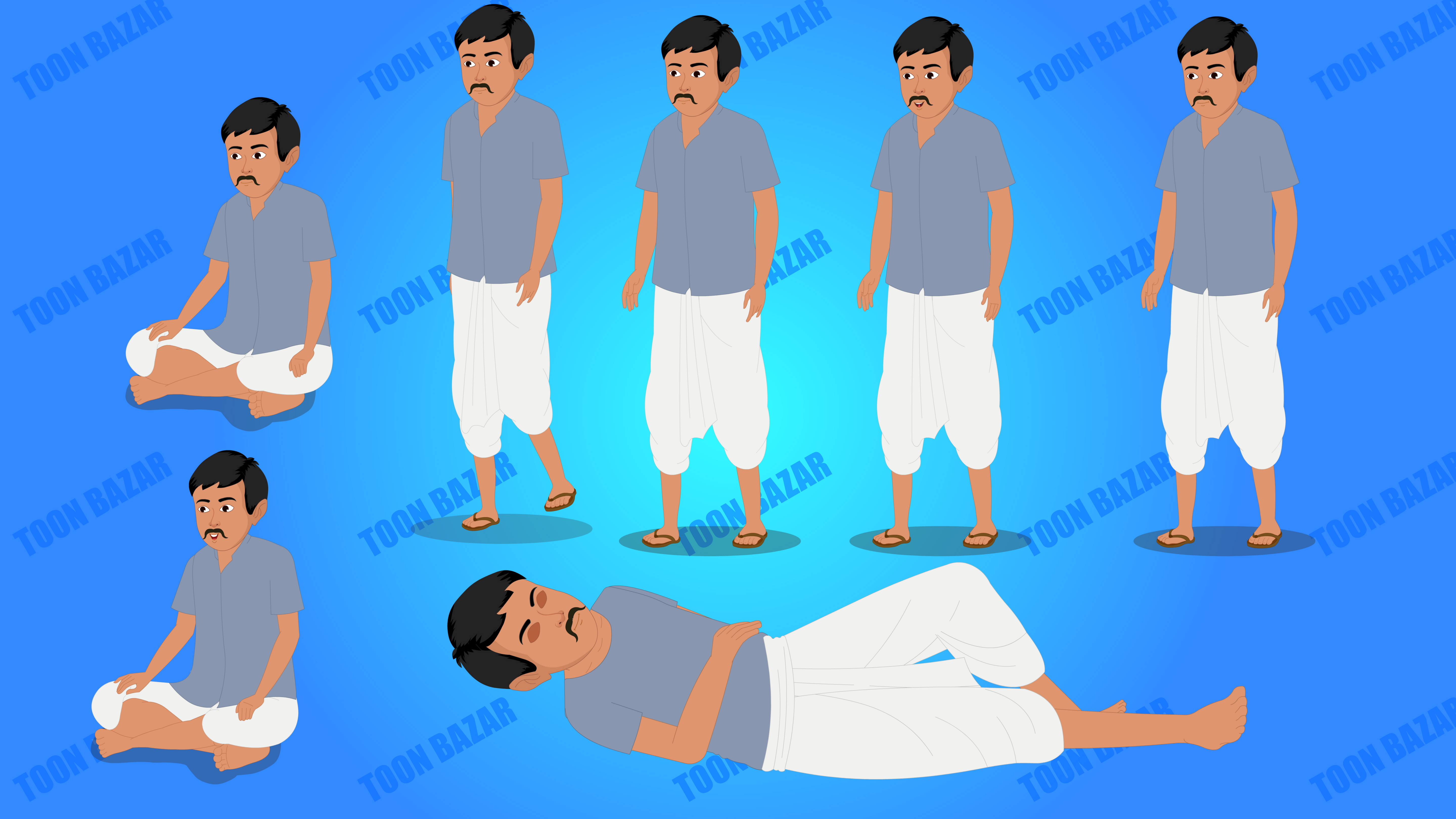 15 Non Copyrighted Characters Bundle