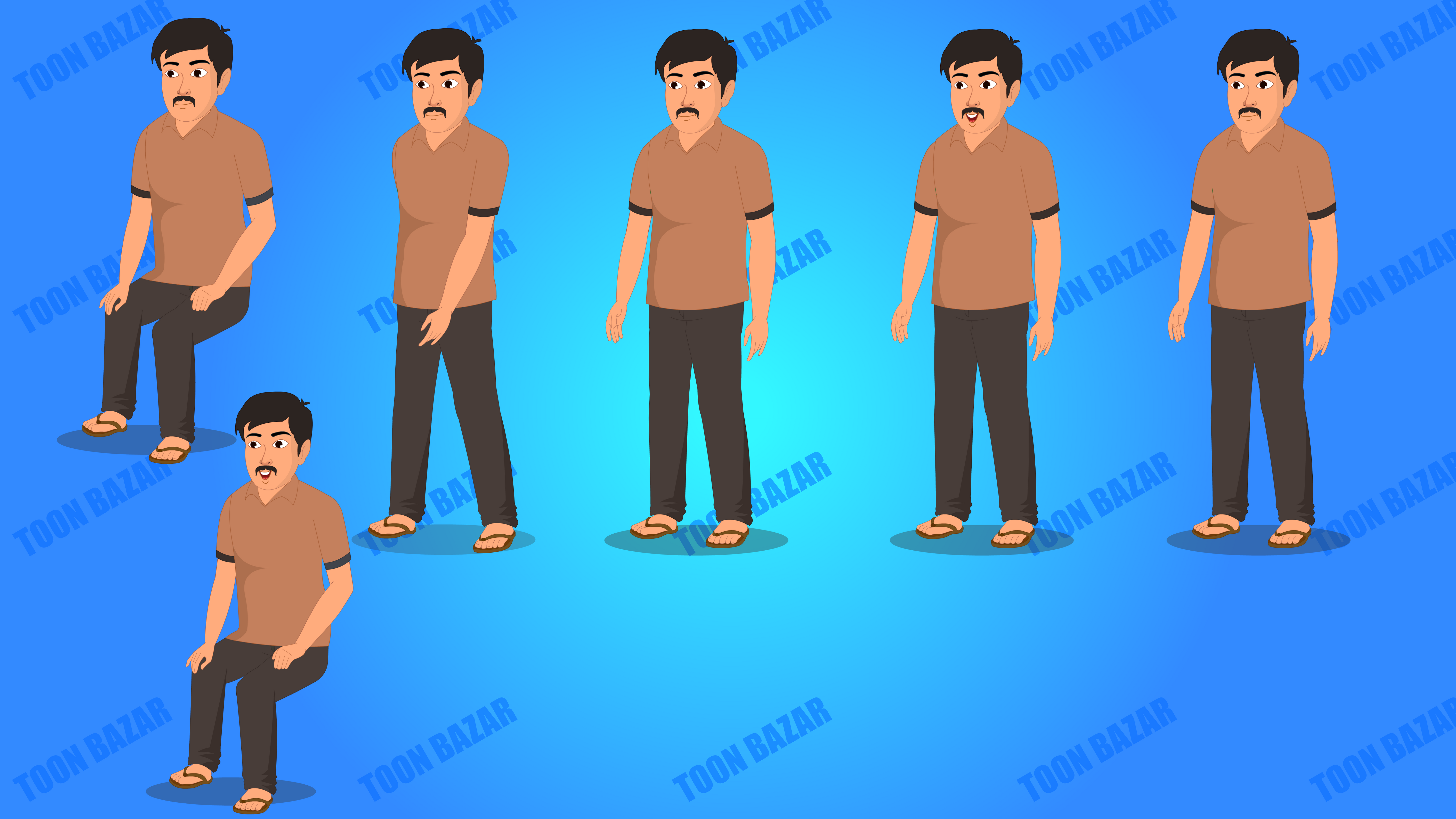 15 Non Copyrighted Characters Bundle