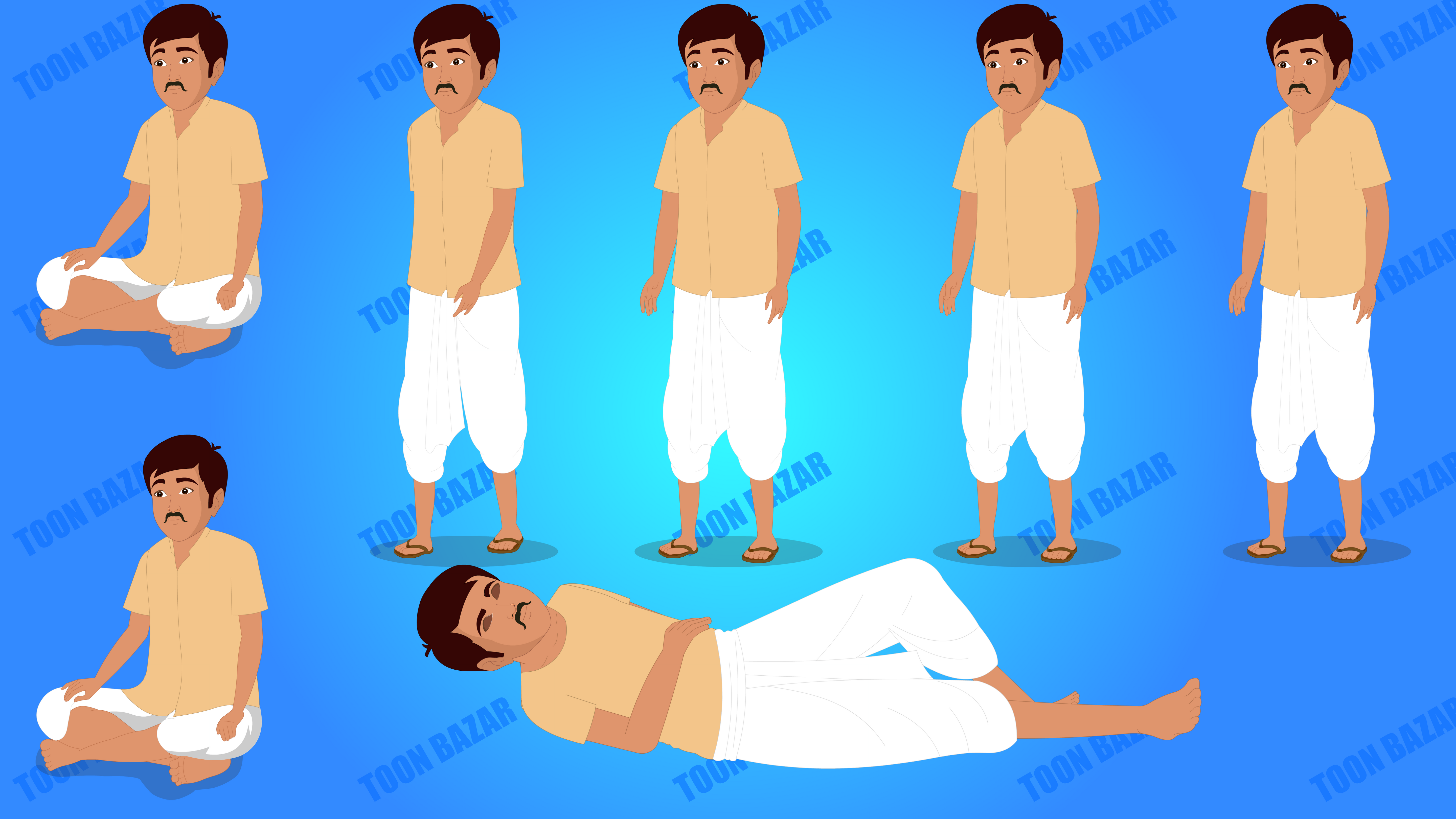 15 Non Copyrighted Characters Bundle