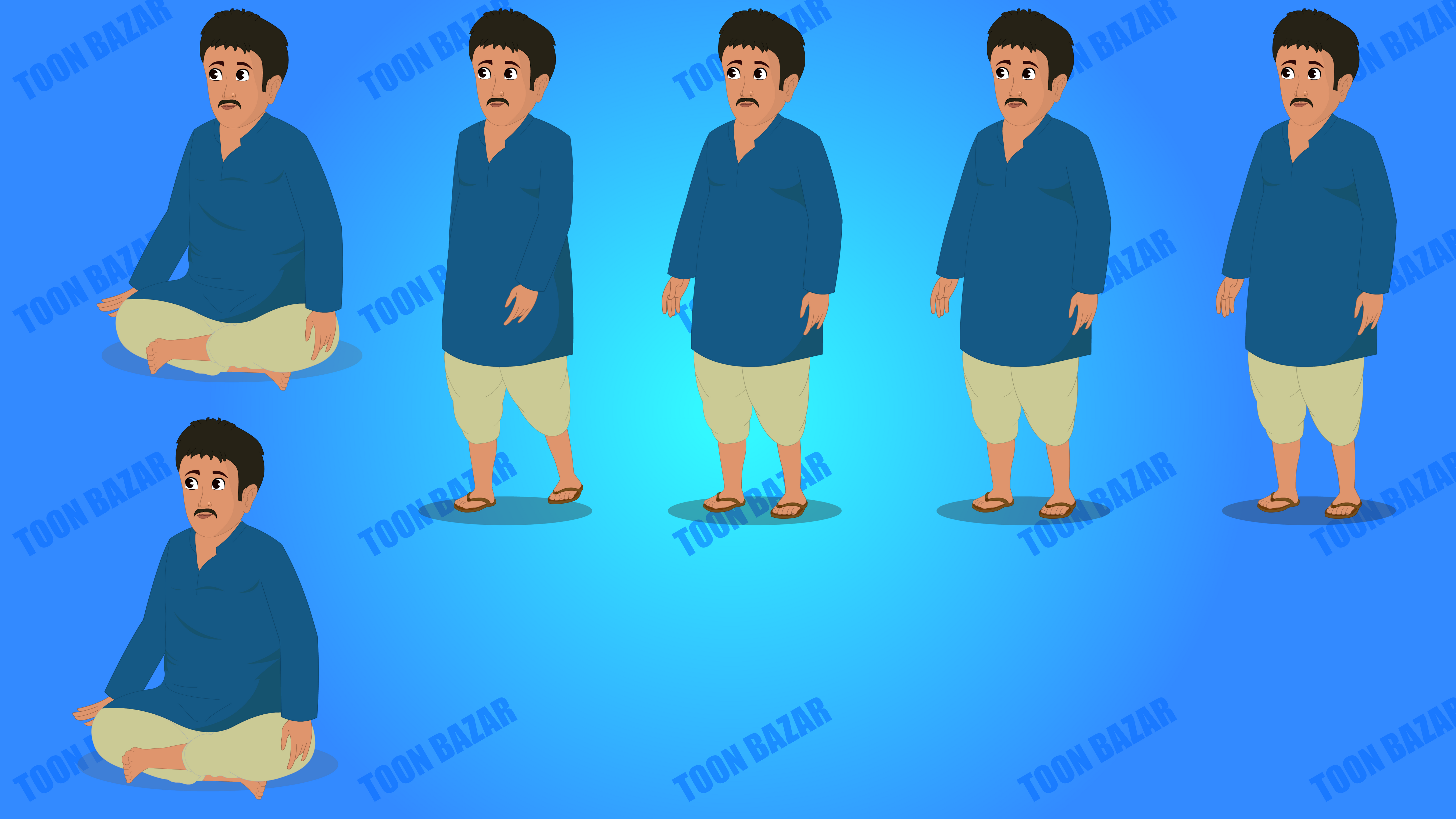 15 Non Copyrighted Characters Bundle