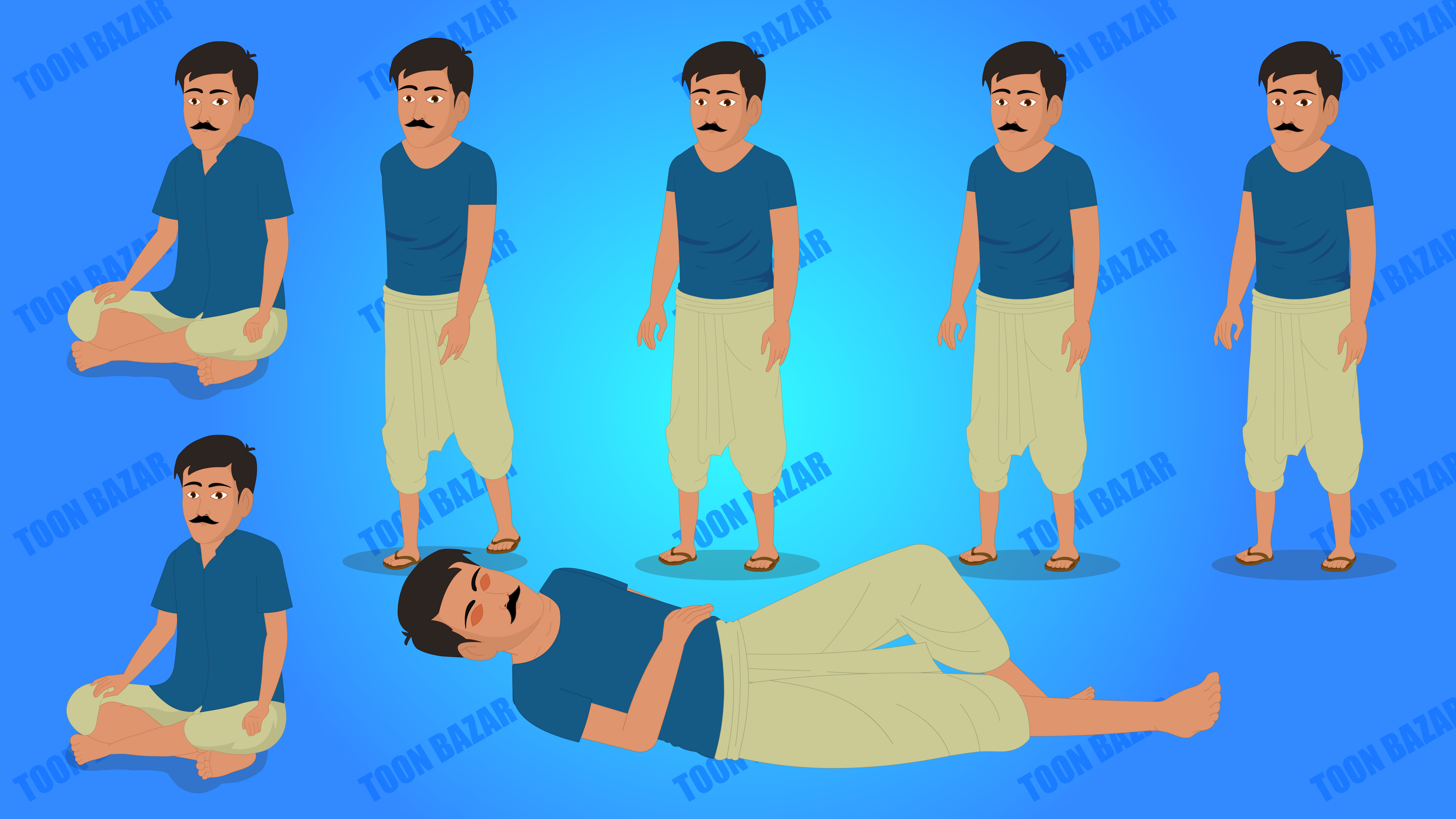 15 Non Copyrighted Characters Bundle