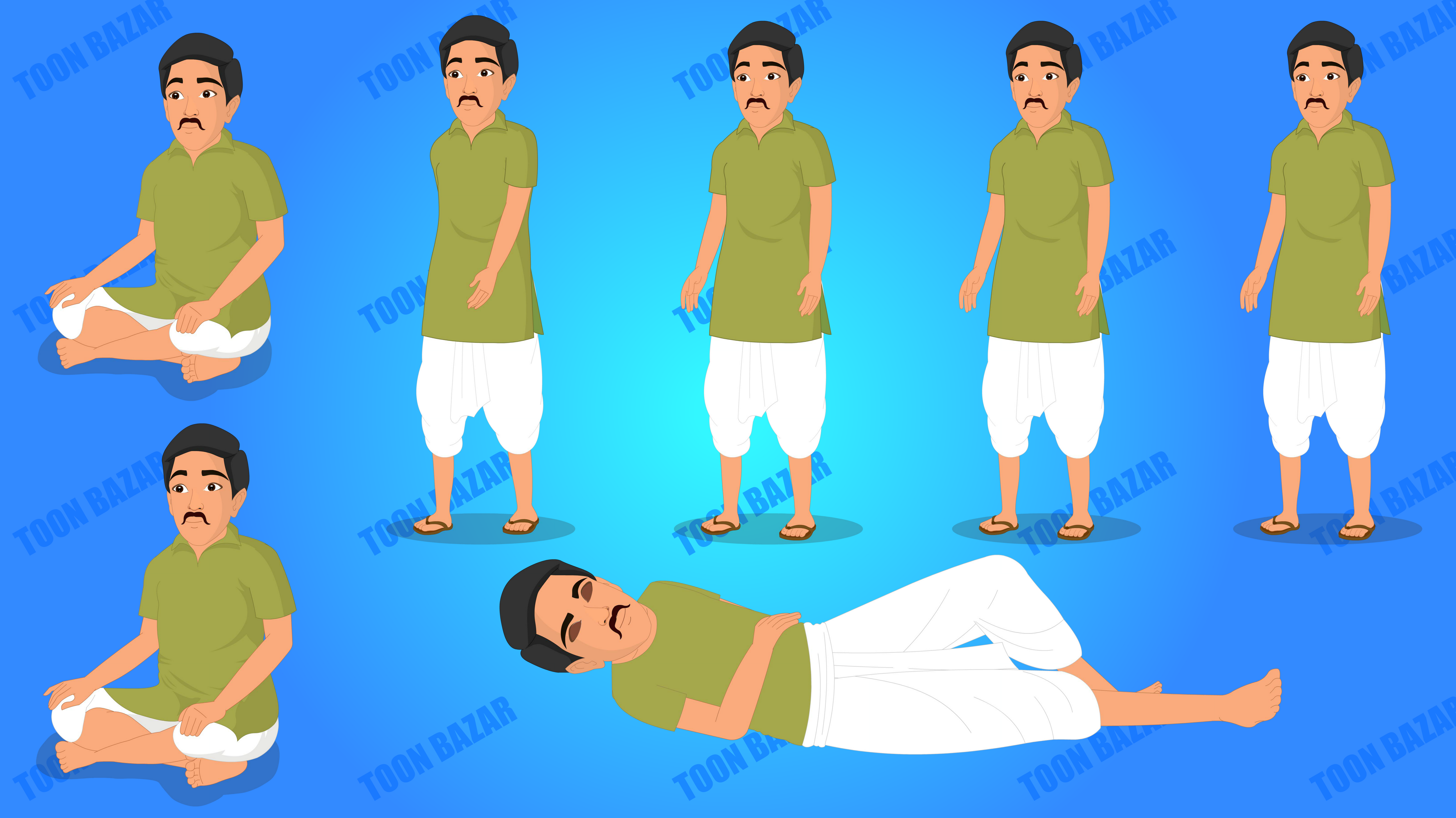 15 Non Copyrighted Characters Bundle