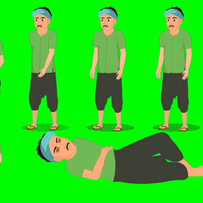 Green Screen Character For Mobile Animation